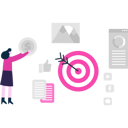 پیش‌نمایش فایل girl-working-on-financial-target-9634746 از پک جذب مخاطب هدف