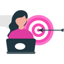 پیش‌نمایش فایل girl-working-on-laptop-9634817 از پک جذب مخاطب هدف