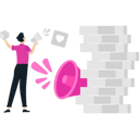 پیش‌نمایش فایل man-marketing-through-megaphone-9634770 از پک جذب مخاطب هدف