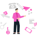 پیش‌نمایش فایل man-working-with-social-media-9634731 از پک جذب مخاطب هدف