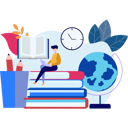 پیش‌نمایش فایل a-boy-is-sitting-on-books-9698561 از پک کلاس‌های زبان