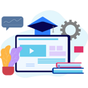 پیش‌نمایش فایل an-educational-video-is-on-the-laptop-9698496 از پک کلاس‌های زبان