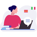 پیش‌نمایش فایل girl-taking-class-on-laptop-9698528 از پک کلاس‌های زبان