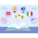 پیش‌نمایش فایل the-book-is-open-9698578 از پک کلاس‌های زبان