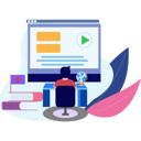 پیش‌نمایش فایل the-boy-is-taking-an-online-class-9698514 از پک کلاس‌های زبان