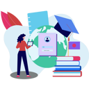 پیش‌نمایش فایل the-girl-is-getting-global-education-9698554 از پک کلاس‌های زبان