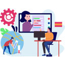 پیش‌نمایش فایل the-girl-is-giving-an-online-class-9698516 از پک کلاس‌های زبان