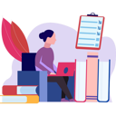 پیش‌نمایش فایل the-girl-is-sitting-with-a-laptop-9698579 از پک کلاس‌های زبان