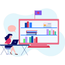 پیش‌نمایش فایل the-girl-is-studying-on-the-laptop-9698497 از پک کلاس‌های زبان