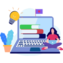 پیش‌نمایش فایل the-girl-is-taking-an-online-language-class-9698526 از پک کلاس‌های زبان