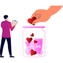 پیش‌نمایش فایل a-boy-collecting-donations-in-a-jar-9706010 از پک عشق و حمایت