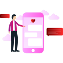 پیش‌نمایش فایل boy-chatting-on-mobile-9705977 از پک عشق و حمایت