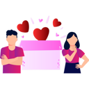 پیش‌نمایش فایل boy-giving-love-gift-to-woman-9705996 از پک عشق و حمایت