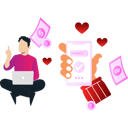 پیش‌نمایش فایل boy-making-donations-online-9705989 از پک عشق و حمایت