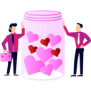پیش‌نمایش فایل boys-saving-donations-in-jar-9706025 از پک عشق و حمایت