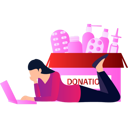 پیش‌نمایش فایل girl-doing-donation-work-9706011 از پک عشق و حمایت