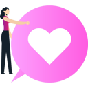 پیش‌نمایش فایل girl-talking-about-love-9705968 از پک عشق و حمایت