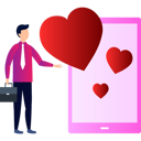پیش‌نمایش فایل man-love-chat-on-phone-9706021 از پک عشق و حمایت