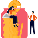 پیش‌نمایش فایل boy-and-girl-saving-money-9725764 از پک پس‌انداز پول