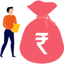پیش‌نمایش فایل boy-looking-at-money-bag-9725711 از پک پس‌انداز پول
