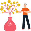 پیش‌نمایش فایل boy-looking-at-money-plant-9725708 از پک پس‌انداز پول