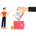 پیش‌نمایش فایل boy-putting-cash-in-wallet-9725747 از پک پس‌انداز پول