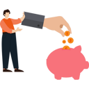 پیش‌نمایش فایل boy-putting-money-in-piggy-bank-9725697 از پک پس‌انداز پول