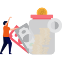 پیش‌نمایش فایل boy-saving-money-in-jar-9725730 از پک پس‌انداز پول