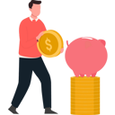 پیش‌نمایش فایل boy-saving-money-in-piggy-bank-9725763 از پک پس‌انداز پول