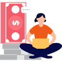 پیش‌نمایش فایل female-looking-at-saving-on-laptop-9725737 از پک پس‌انداز پول