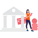 پیش‌نمایش فایل girl-saving-money-in-bank-9725758 از پک پس‌انداز پول