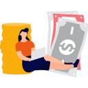 پیش‌نمایش فایل girl-saving-money-on-laptop-9725741 از پک پس‌انداز پول