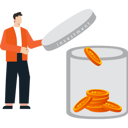 پیش‌نمایش فایل man-saving-money-9725710 از پک پس‌انداز پول