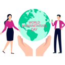 پیش‌نمایش فایل boy-and-girl-stand-for-humanitarian-day-9748524 از پک روز جهانی بشردوستی