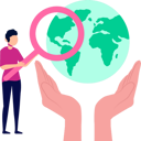 پیش‌نمایش فایل boy-doing-global-research-9748464 از پک روز جهانی بشردوستی