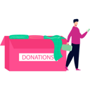 پیش‌نمایش فایل boy-standing-near-donation-box-9748548 از پک روز جهانی بشردوستی