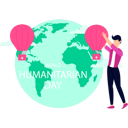 پیش‌نمایش فایل boy-working-on-humanitarian-day-9748517 از پک روز جهانی بشردوستی