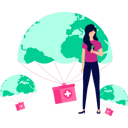 پیش‌نمایش فایل girl-sending-global-donations-9748474 از پک روز جهانی بشردوستی