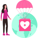 پیش‌نمایش فایل girl-sending-medical-donation-9748457 از پک روز جهانی بشردوستی