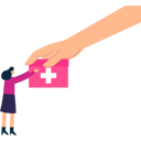 پیش‌نمایش فایل girl-taking-first-aid-box-9748470 از پک روز جهانی بشردوستی