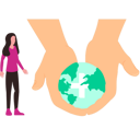 پیش‌نمایش فایل girl-working-for-human-welfare-9748438 از پک روز جهانی بشردوستی