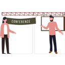 پیش‌نمایش فایل boy-and-girl-in-conference-9664530 از پک کنفرانس