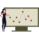 پیش‌نمایش فایل girl-showing-analytical-graph-9664607 از پک کنفرانس