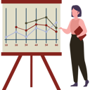 پیش‌نمایش فایل girl-showing-line-graph-9664604 از پک کنفرانس