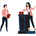 پیش‌نمایش فایل girl-speaking-at-podium-9664519 از پک کنفرانس