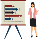 پیش‌نمایش فایل girl-standing-by-board-stand-9664553 از پک کنفرانس