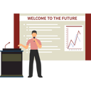 پیش‌نمایش فایل man-giving-conference-about-future-9664588 از پک کنفرانس