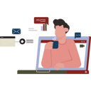 پیش‌نمایش فایل man-on-video-call-9664526 از پک کنفرانس