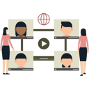 پیش‌نمایش فایل two-girls-in-video-conference-9664518 از پک کنفرانس