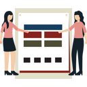 پیش‌نمایش فایل women-team-working-on-business-presentation-9664528 از پک کنفرانس